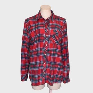 Vineyard Vines Relaxed Tartan Plaid Flannel Shirt